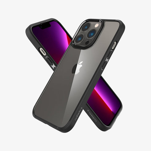 ACS03204 - iPhone 13 Pro Max Case Ultra Hybrid in crystal clear showing the back